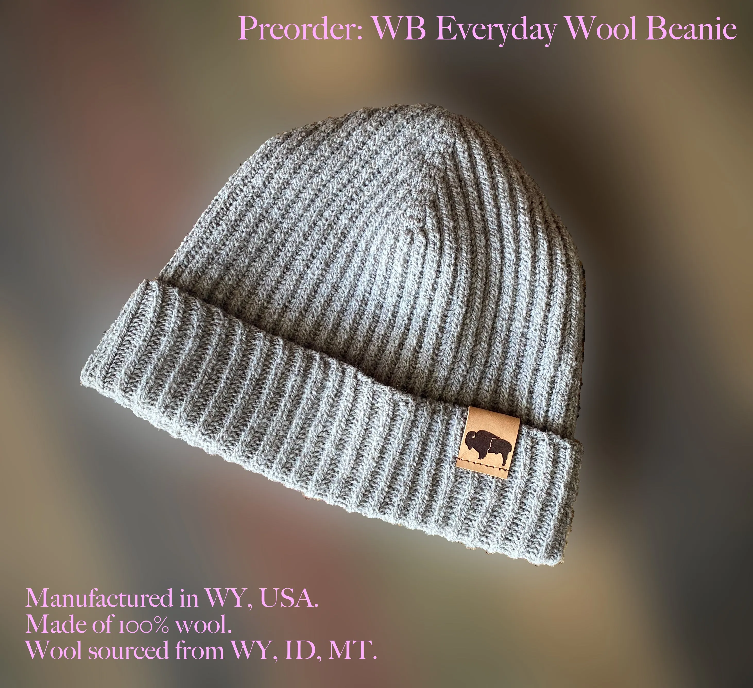 WB Everyday Wool Beanie logo