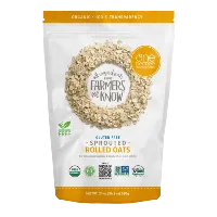 Organic Sprouted Rolled Oats logo