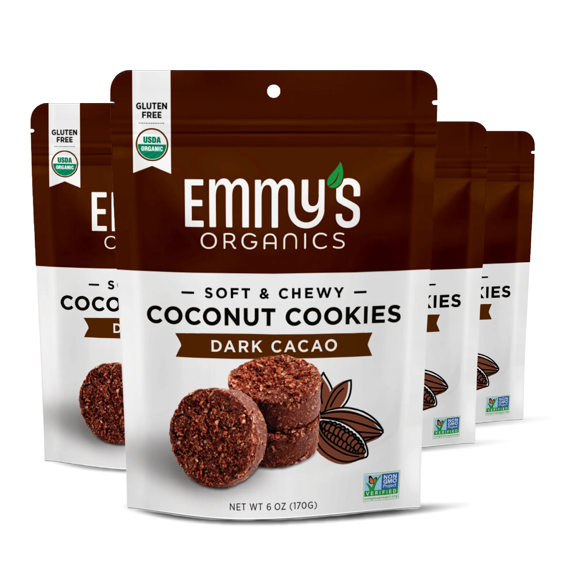 Organic Dark Cacao Cookies logo