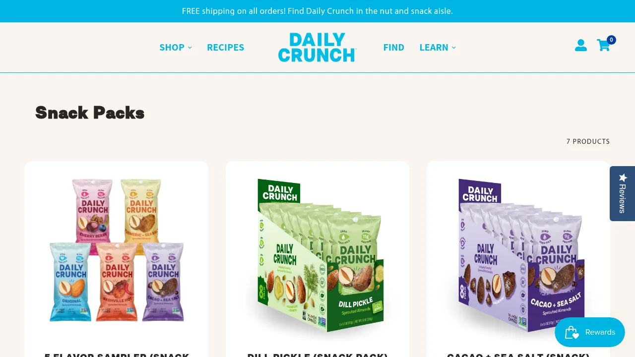 Daily Crunch Snacks - Snack Packs