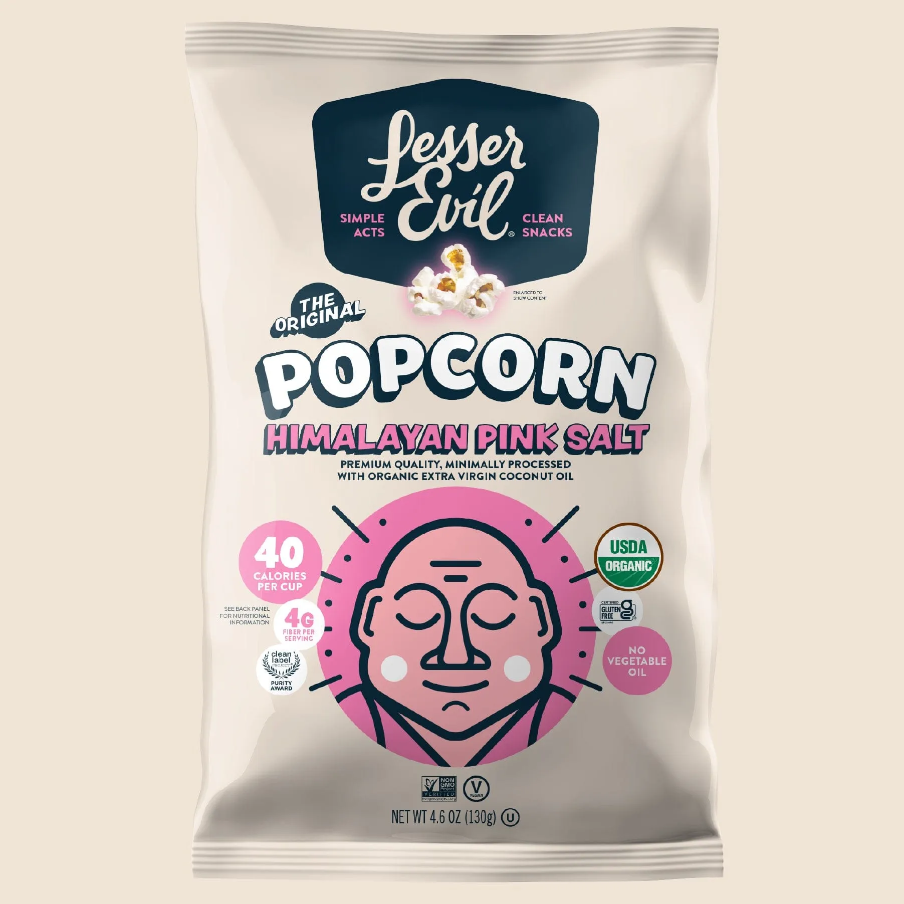 Himalayan Pink Salt Organic Popcorn logo