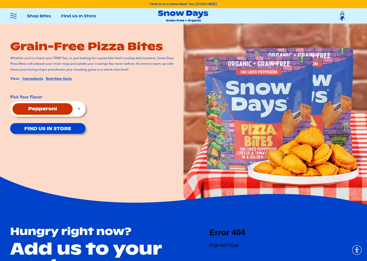Snow Days Pizza Bites