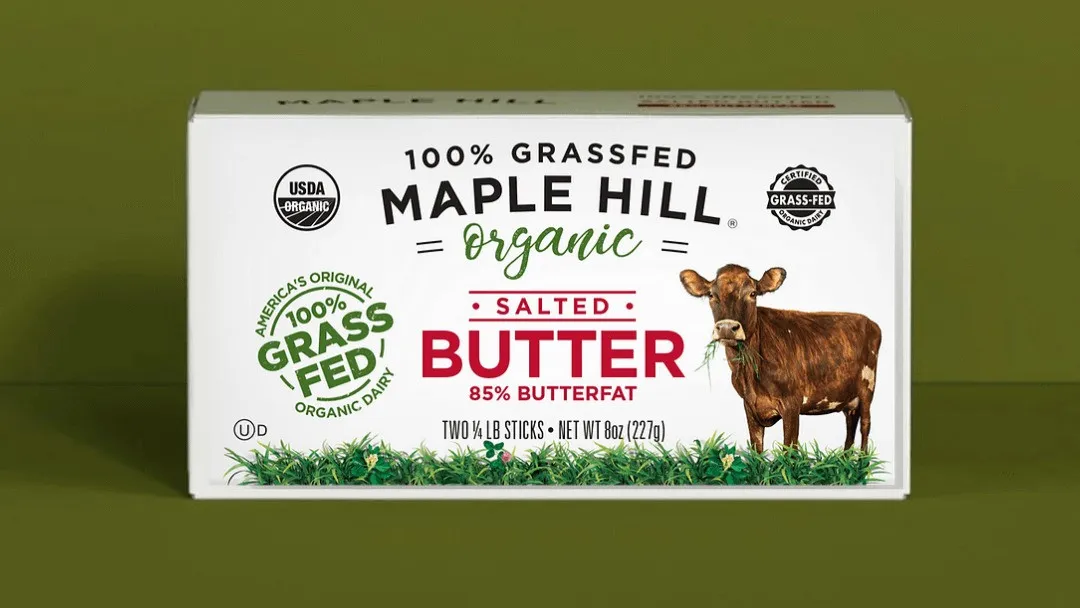 Maple Hill 100% Grass-fed Butter logo