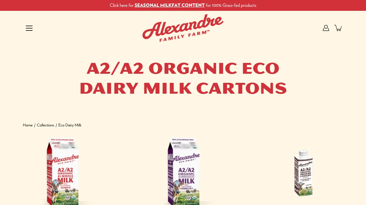 Eco Dairy Milk Cartons