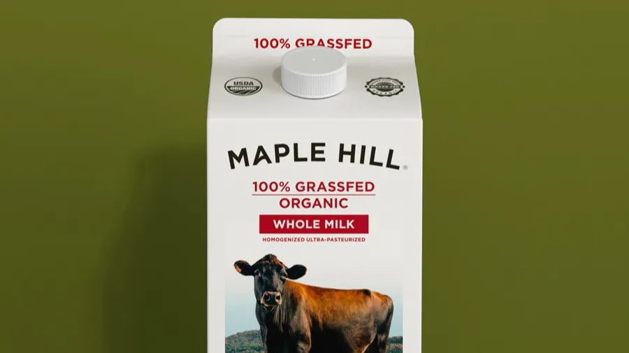 Maple Hill 100% Grass-fed Milk logo