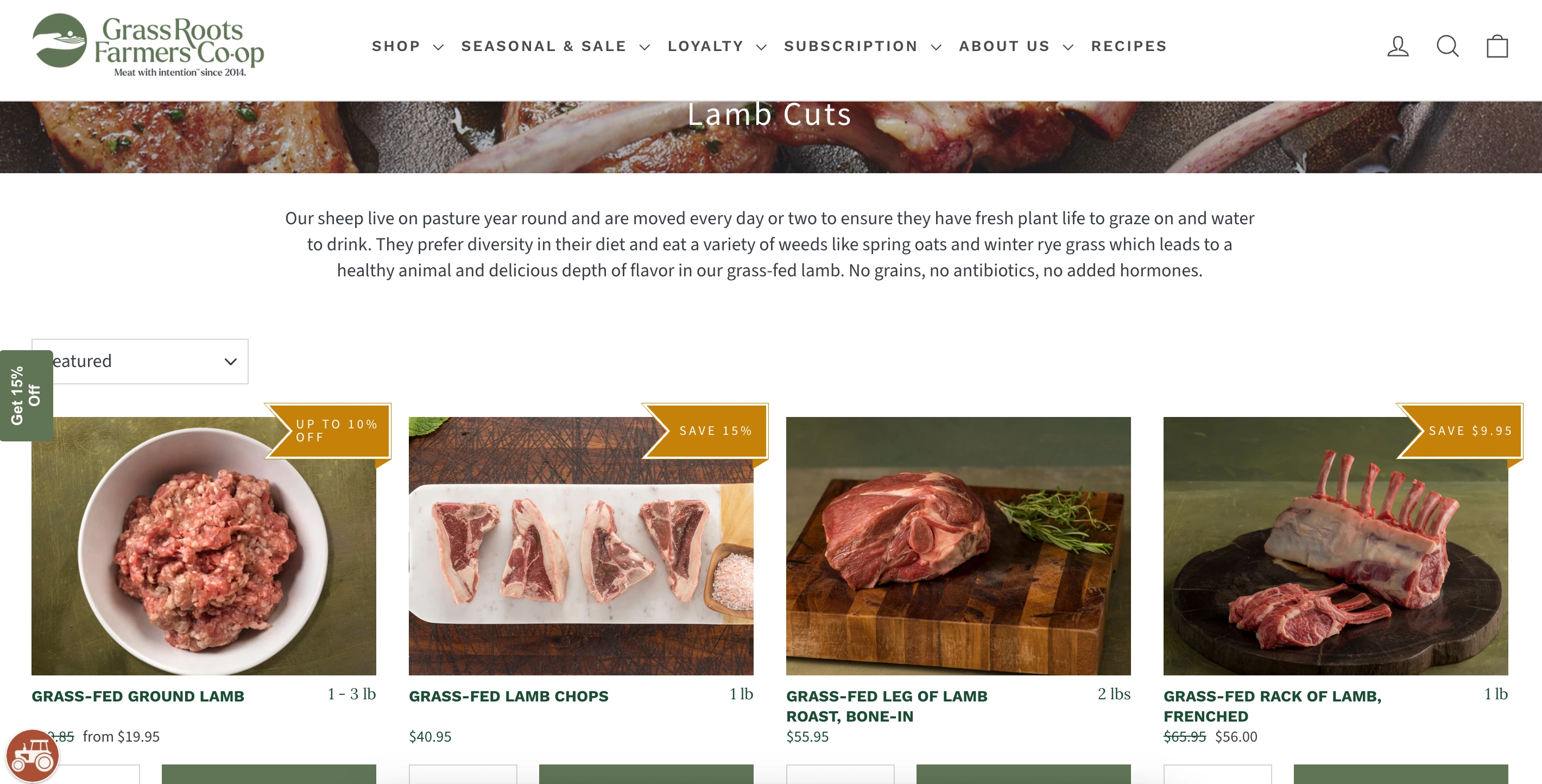 Grass-Fed Lamb