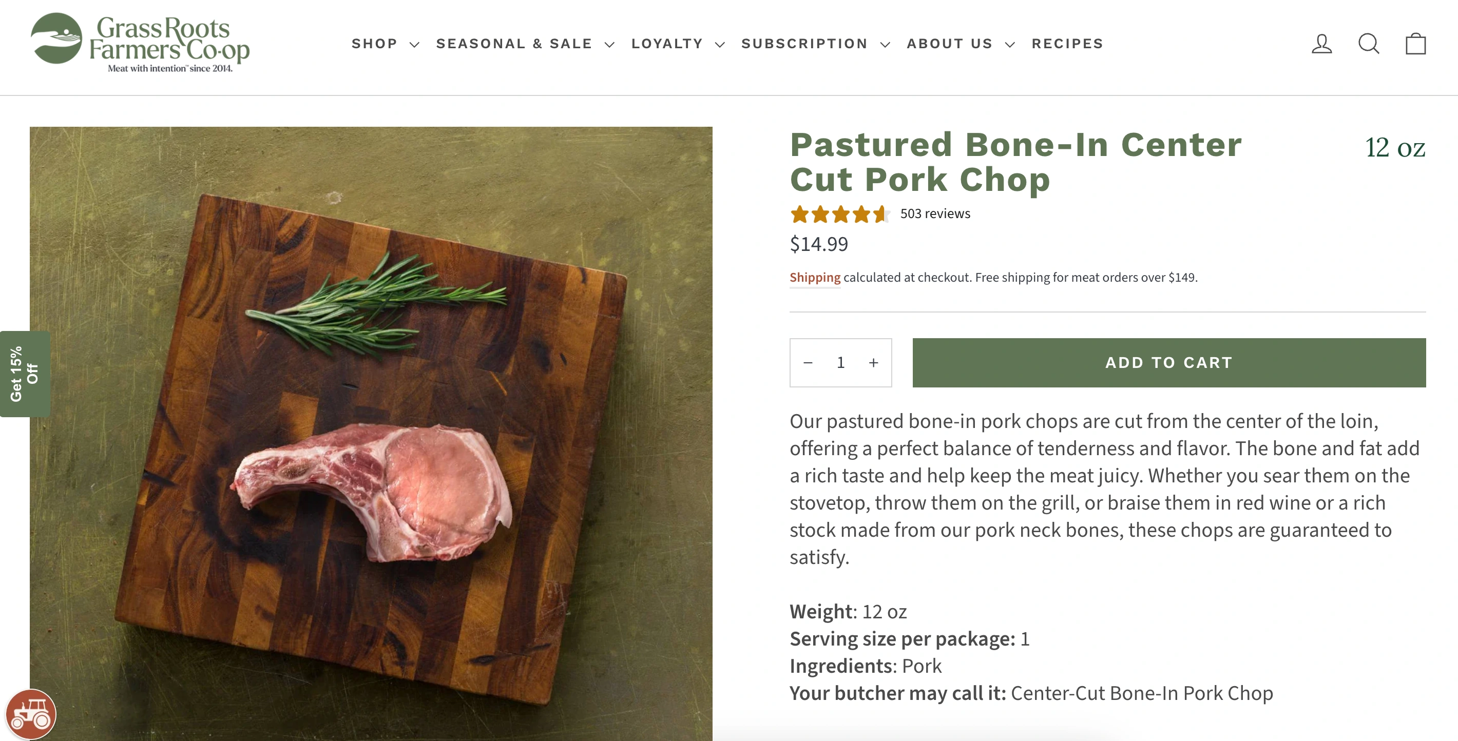Pasture Raised Pork