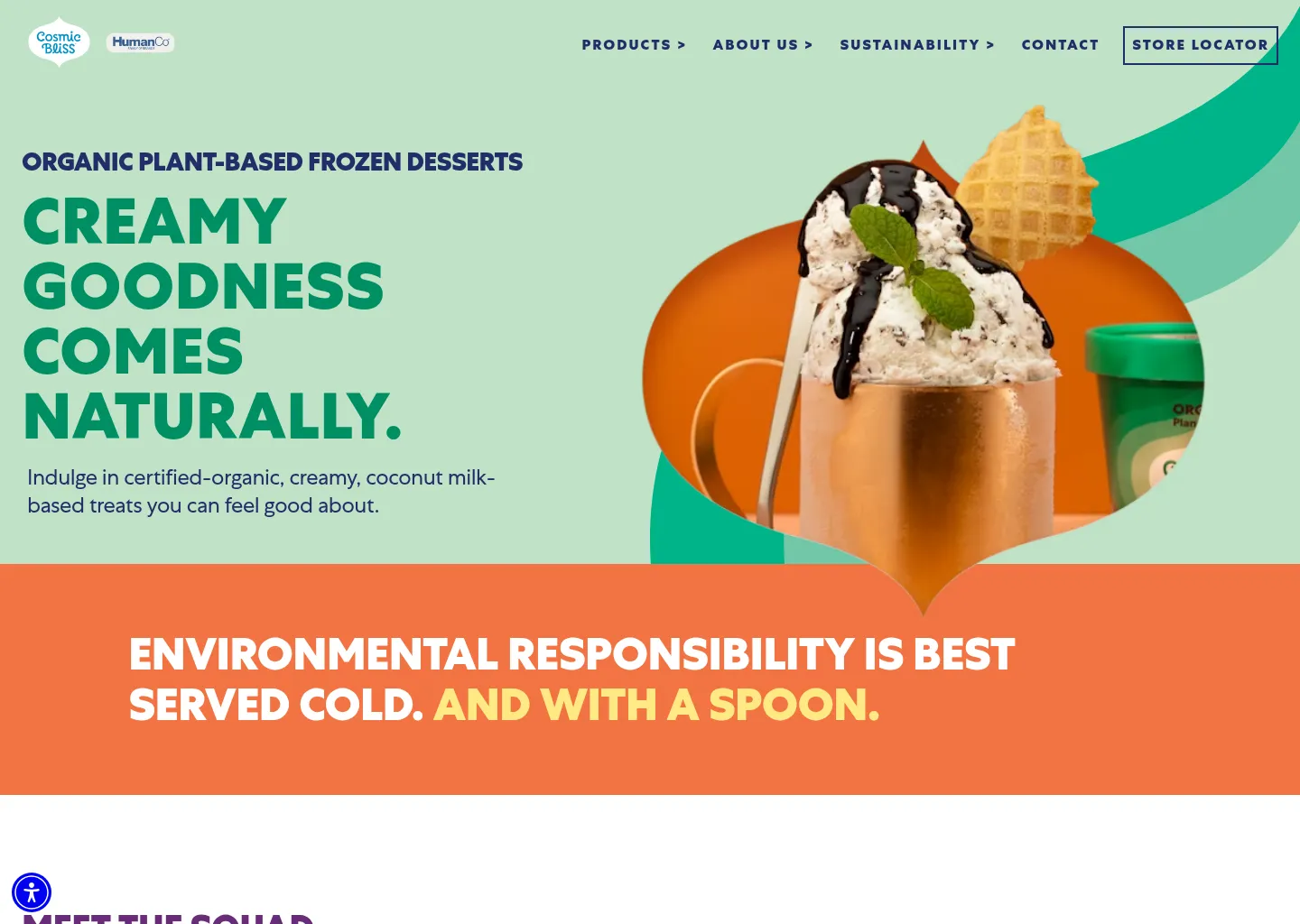 Cosmic Bliss - Organic Plant-Based Frozen Desserts