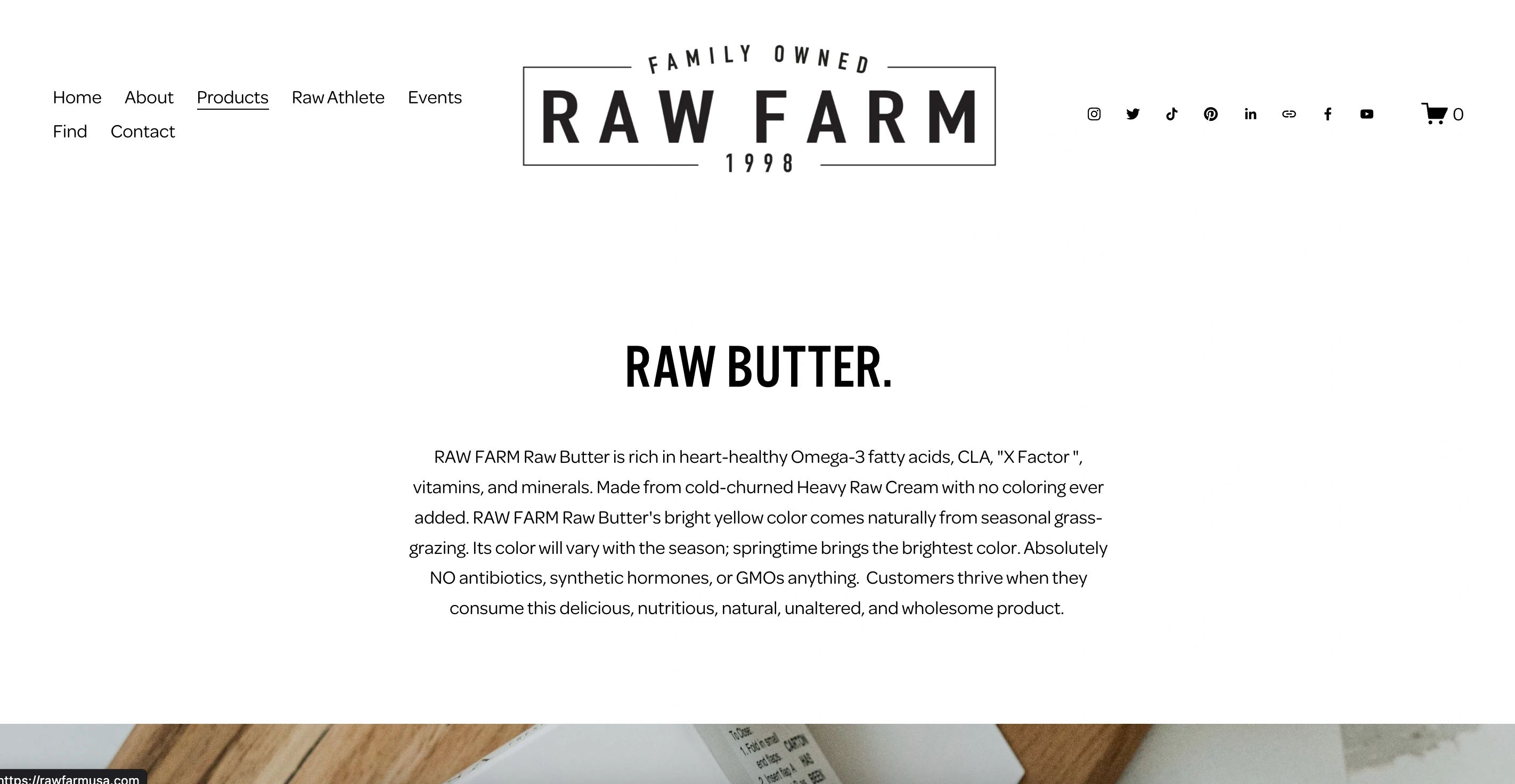 RAW FARM Raw Butter