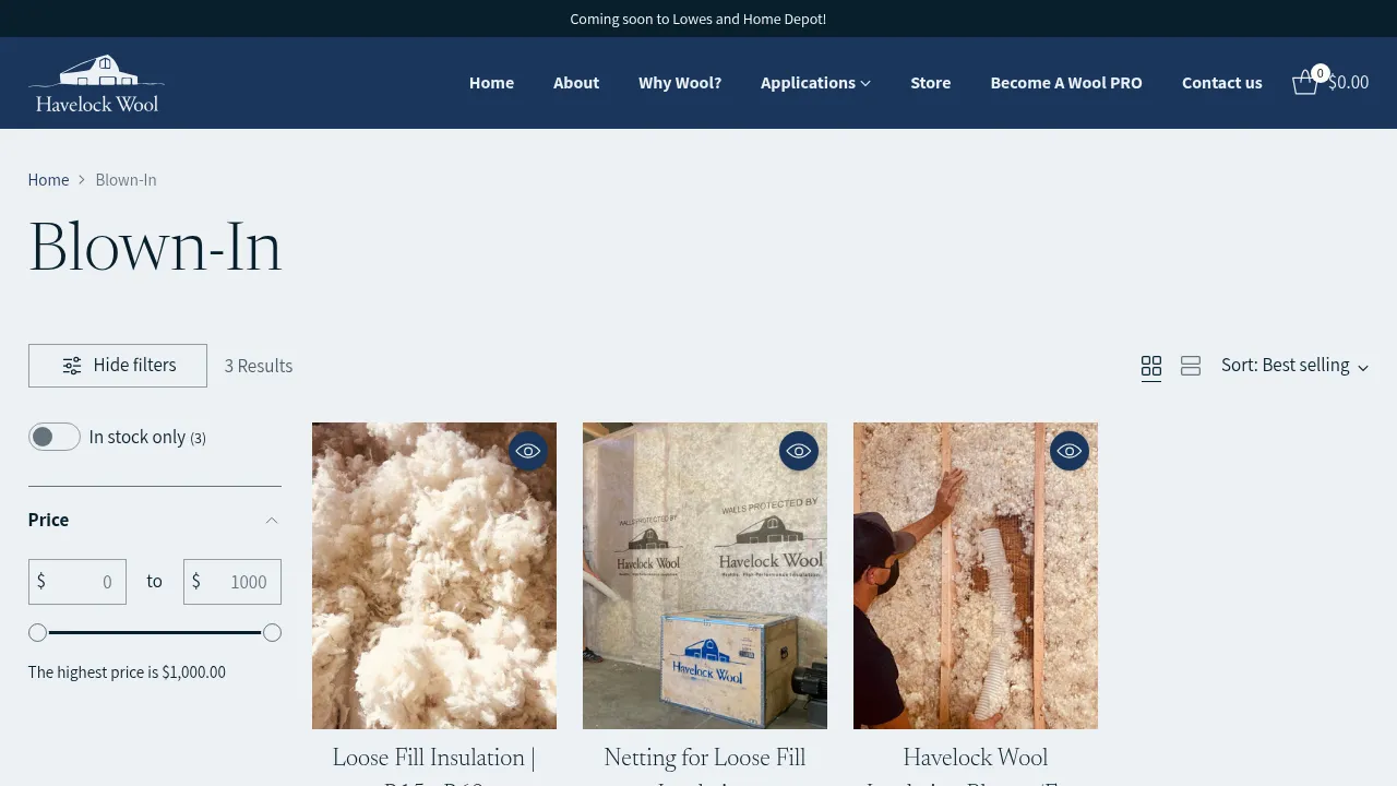 Havelock Wool - Blown-In Insulation