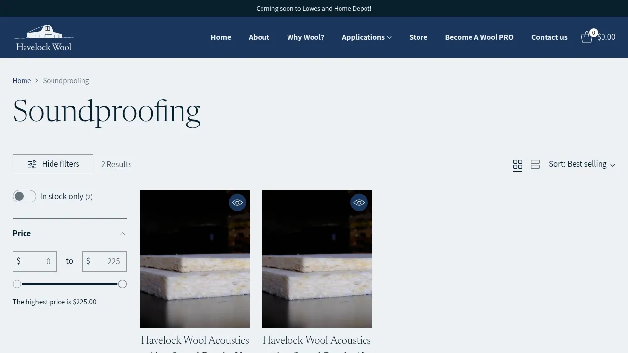 Havelock Wool Soundproofing