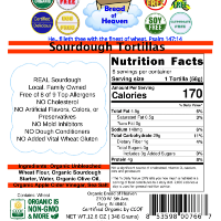Organic Sourdough Tortillas, 8 inch (6 pack) logo