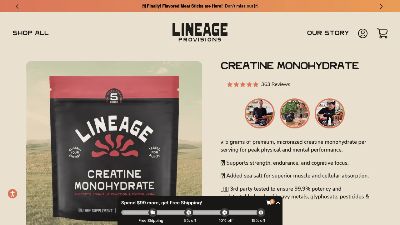 Creatine Monohydrate