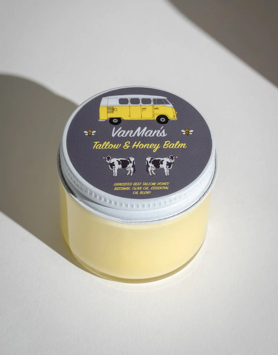 VanMan's Tallow & Honey Balm - Classic logo