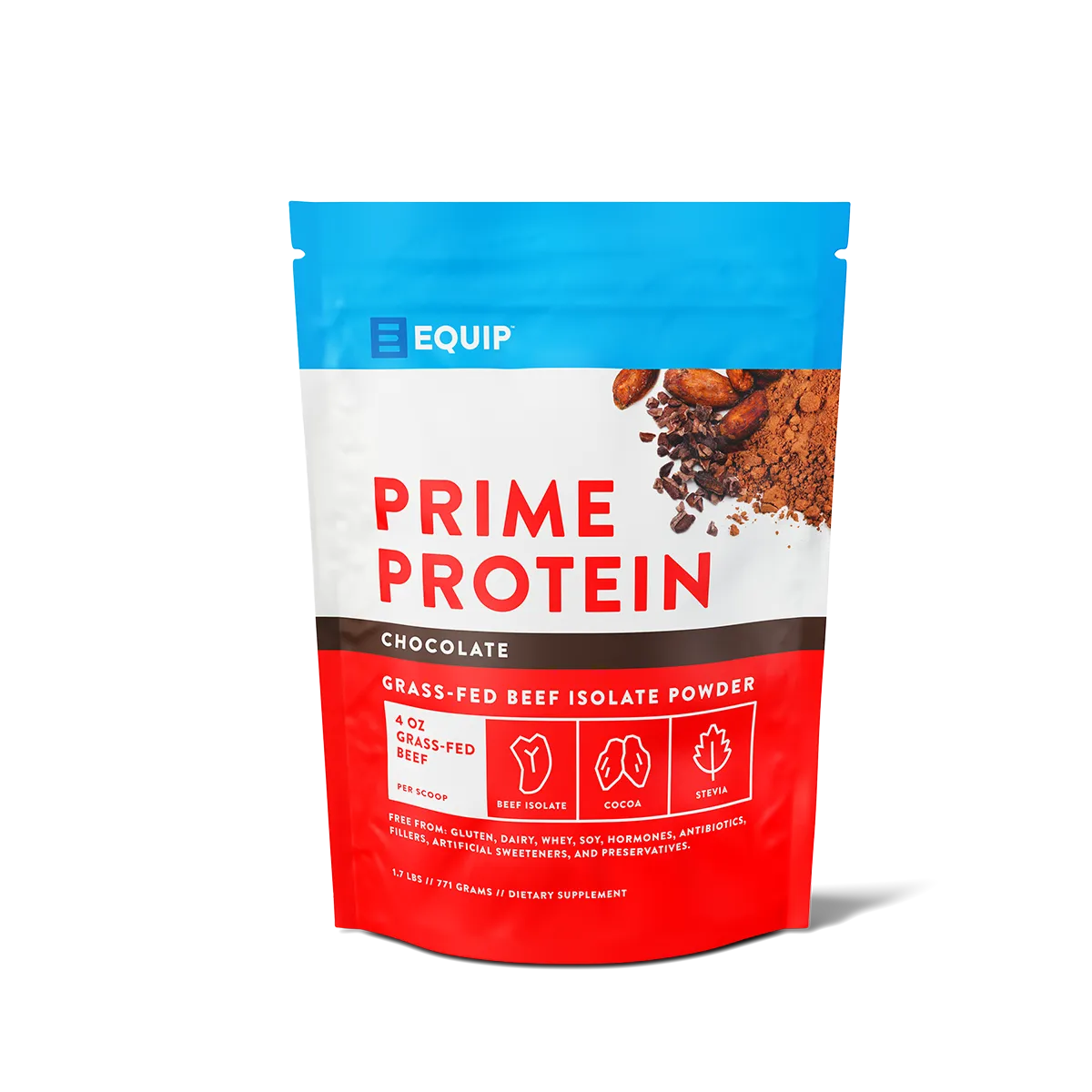 Prime Protein Beef Isolate Protein - Equip Foods logo